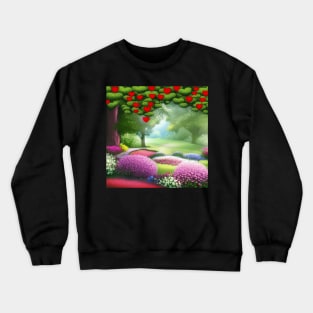 Valentine Wall Art - If hearts grew on trees - Unique Valentine Fantasy Planet Landsape - Photo print, canvas, artboard print, Canvas Print and T shirt Crewneck Sweatshirt